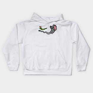 Snake in Love Kids Hoodie